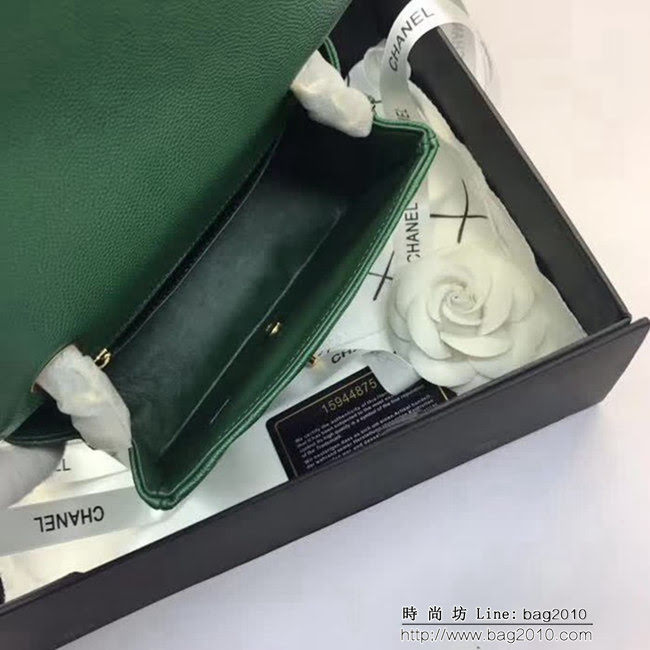 香奈兒CHANEL 升級版V線1115進口球紋皮單肩斜挎鏈條包 DSC1810